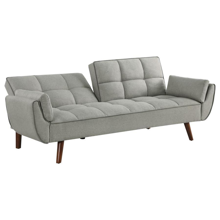 Miniatura: Caufield Upholstered Tufted Convertible Sofa Bed