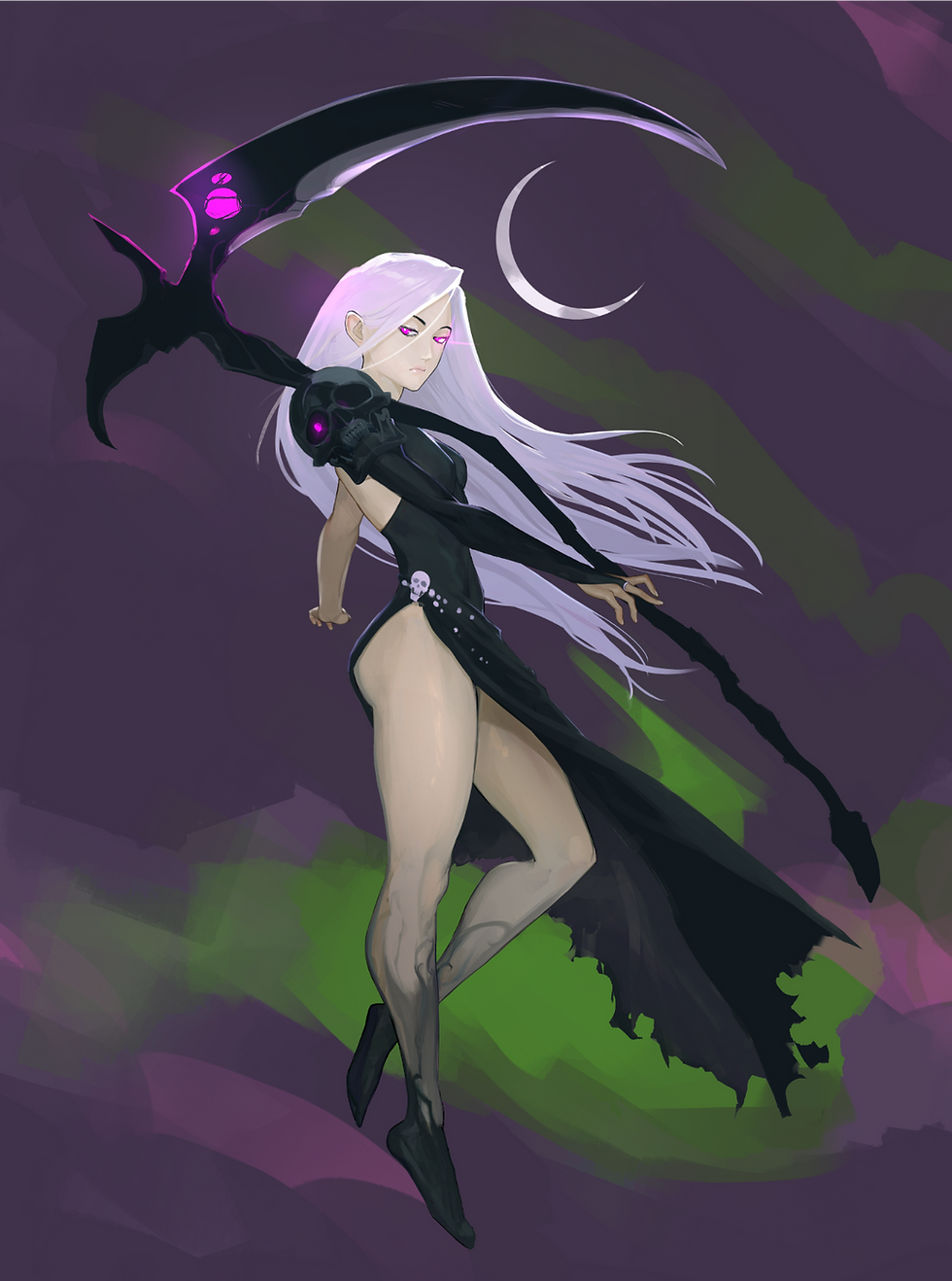 Illustration done for the game. Because of issues with direction it was never really finished.