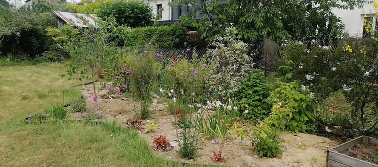 vue massif floral