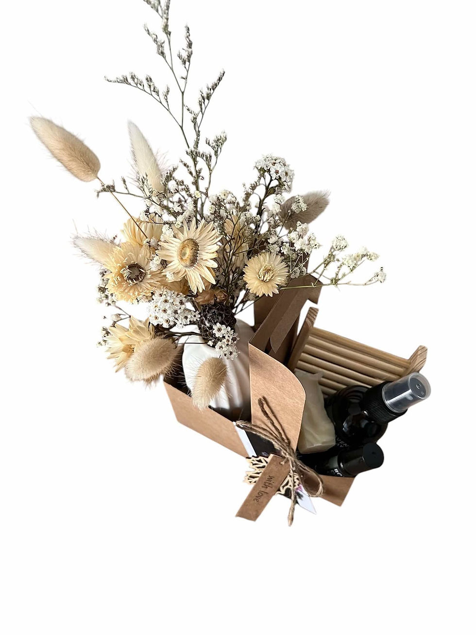Thumbnail: Newborn Petit Neutral Fleurs Gift Bag