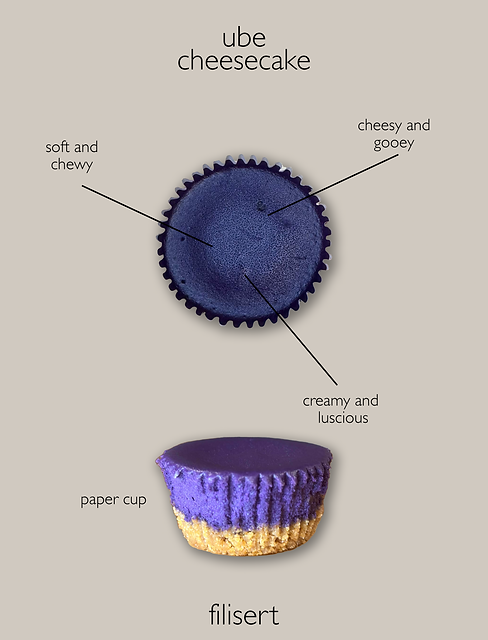 ube cheesecake