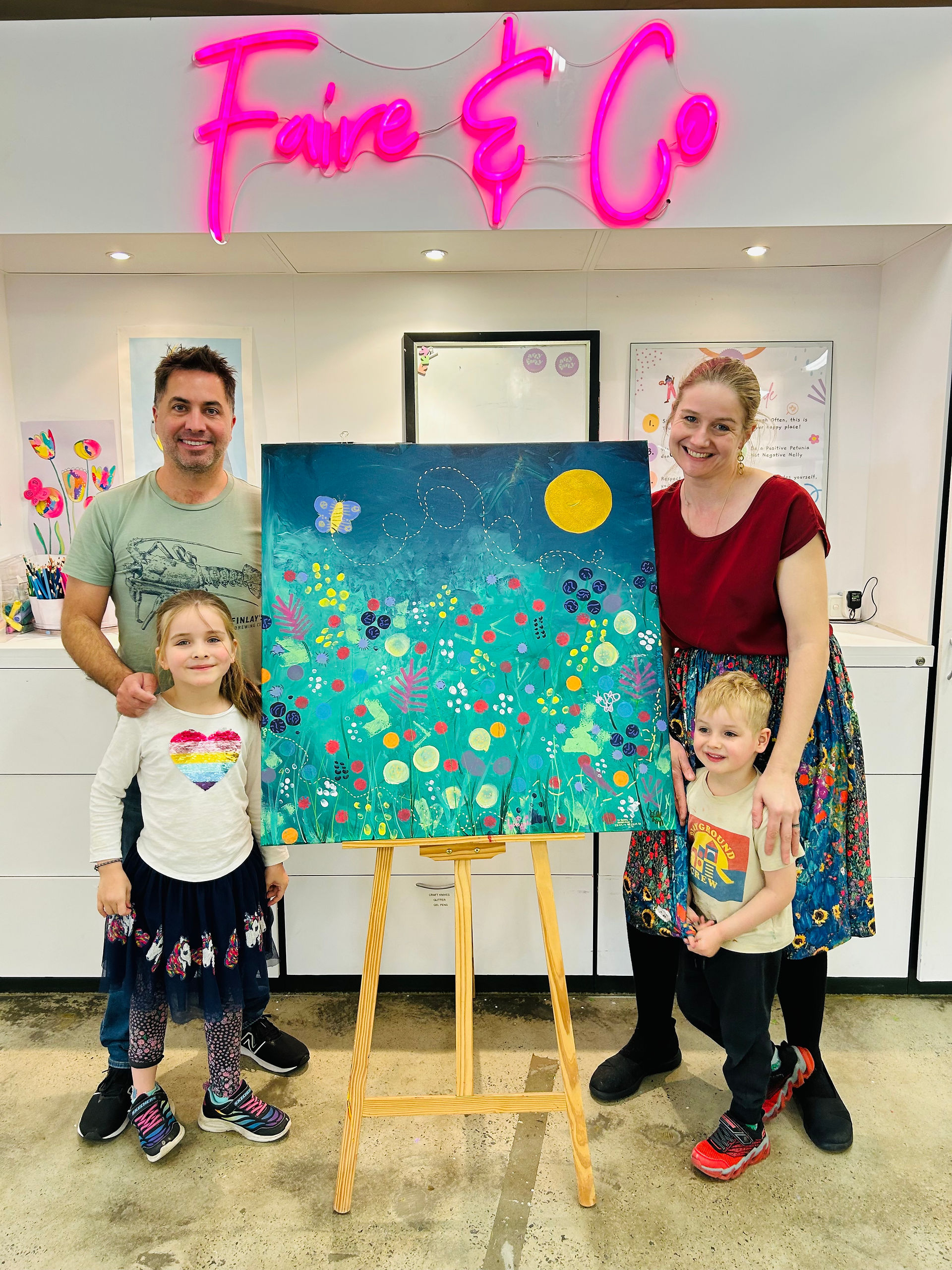 FAMILY CANVAS ART ACTIVITY PERTH