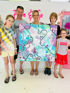FAMILY CANVAS ART ACTIVITY PERTH