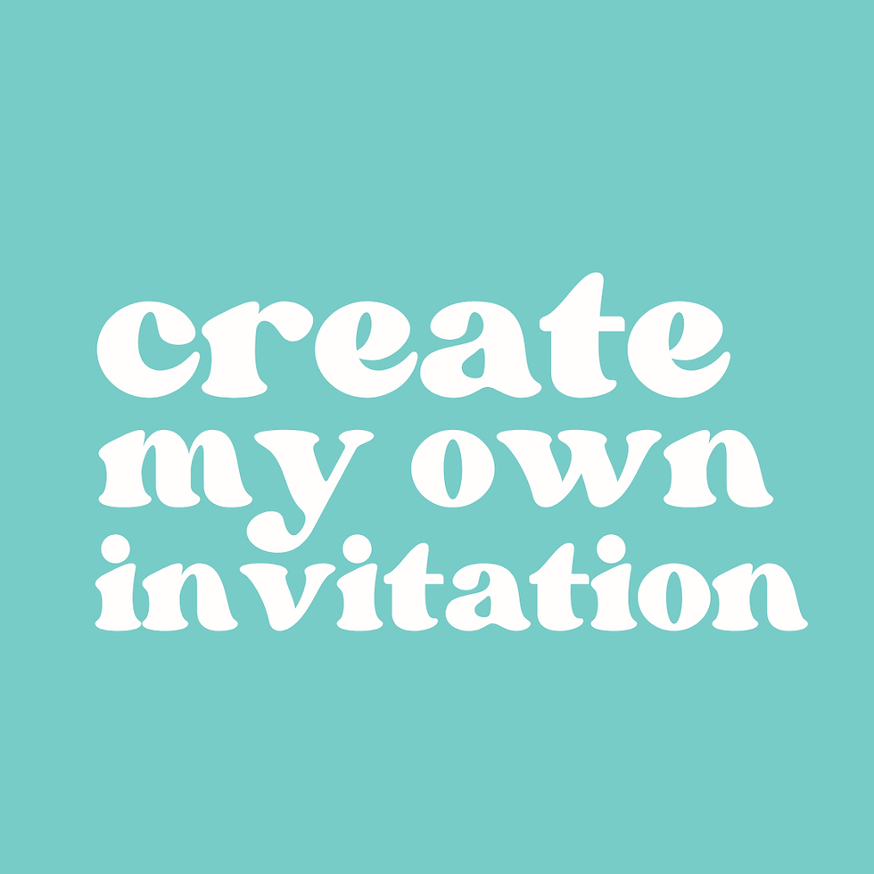 create my own invitation