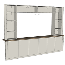 3D Sales Office Furniture Marketing