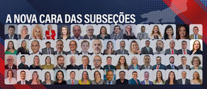A Diretoria da AFOAB-RJ parabeniza os novos presidentes e os presidentes reeleitos das Subseções da OAB-RJ.