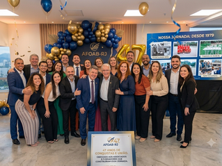 AFOAB-RJ celebra 47 anos de história, conquistas e dedicação ao funcionalismo