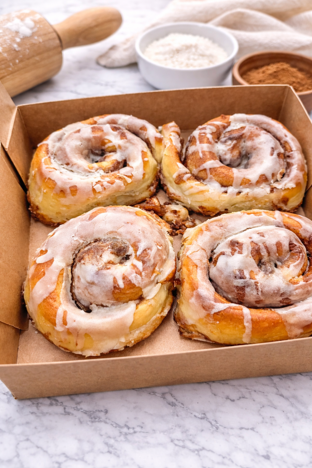 Sourdough Cinnamon Rolls- 4 Pack
