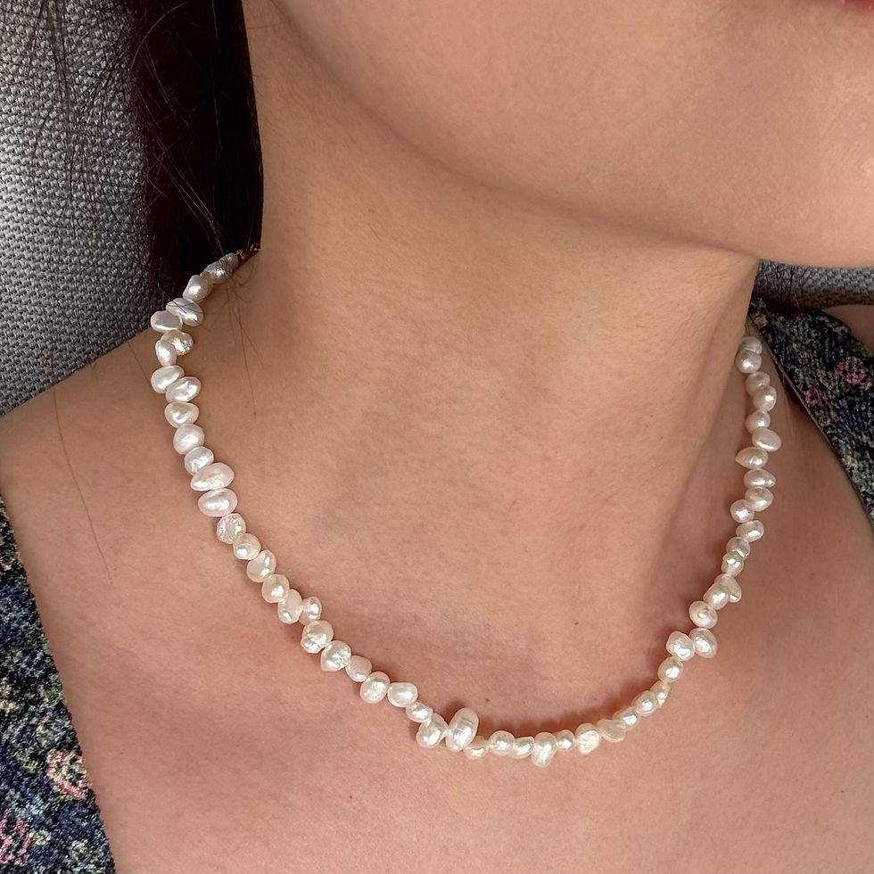 PRL NKL 1- Irregular Fresh Water Pearl Necklace