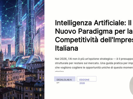 Se non ora, quando. l'AI tra effetto "lampada di Aladino" e l'evoluzione definitiva