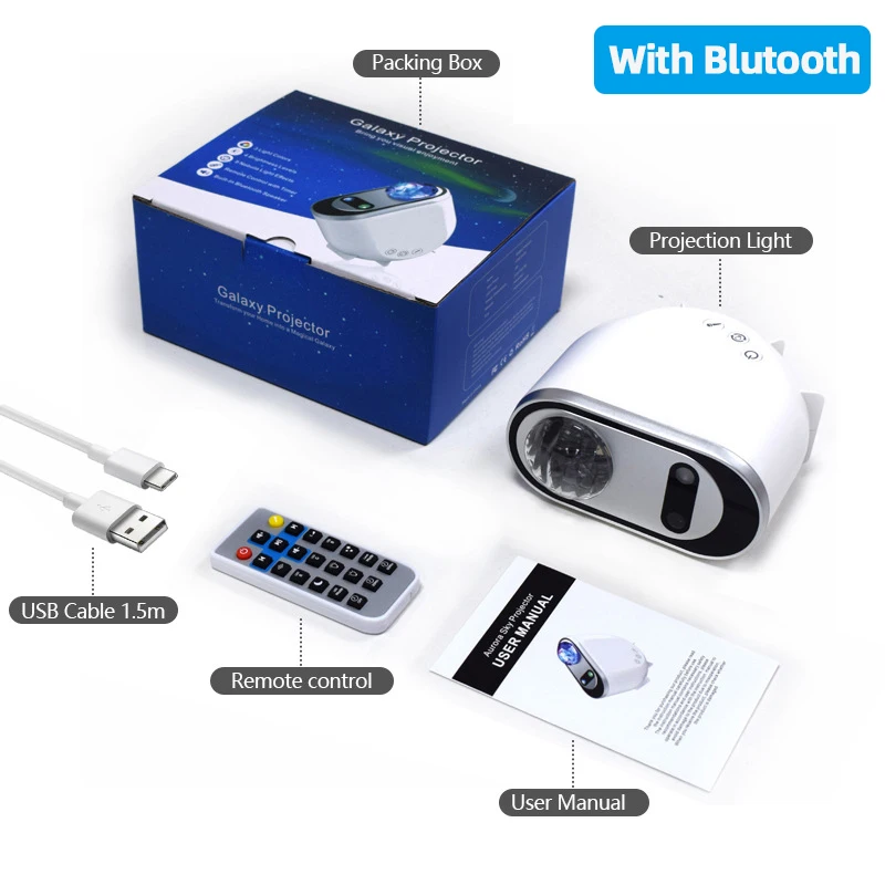 Aurora Borealis Starlight Projectors LED Galaxy Star Atmosphere Galaxy Night Lig