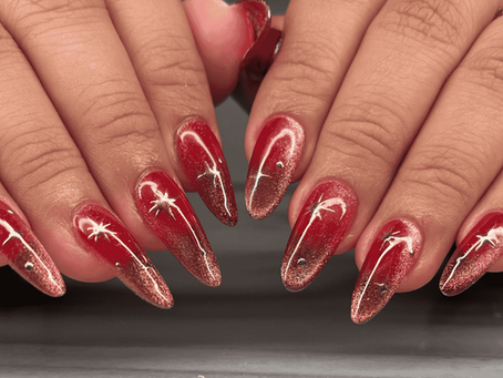 Â Chrome ombre nails art at Pandora Scene