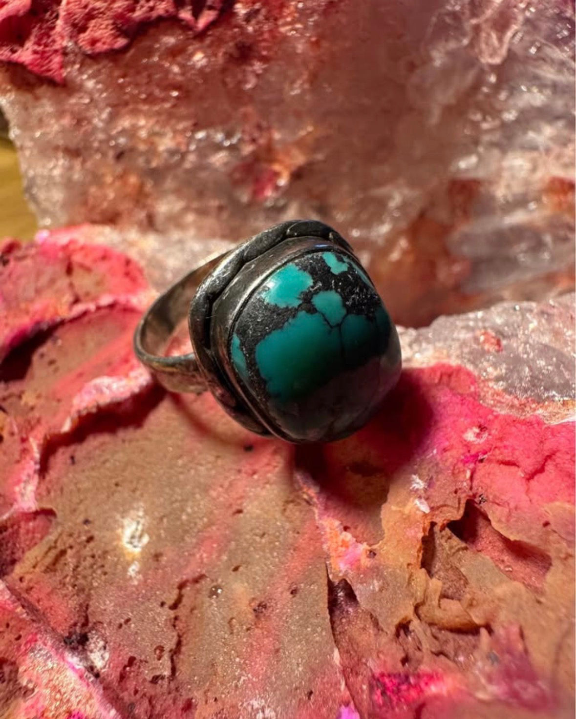 Enchanting Turquoise Ring (925 / Size 6)