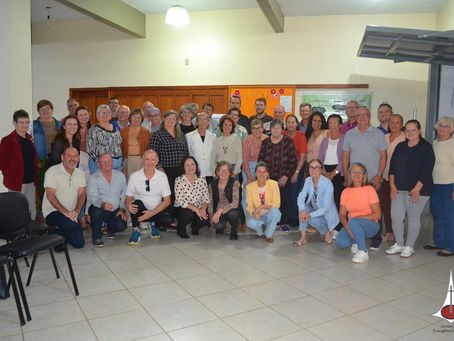 Encontro fortalece liderança e comunhão na Comunidade Evangélica de Lajeado
