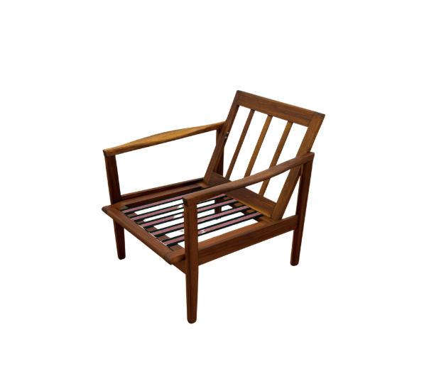Fully Restored Parker Armchair - Custom Upholstery