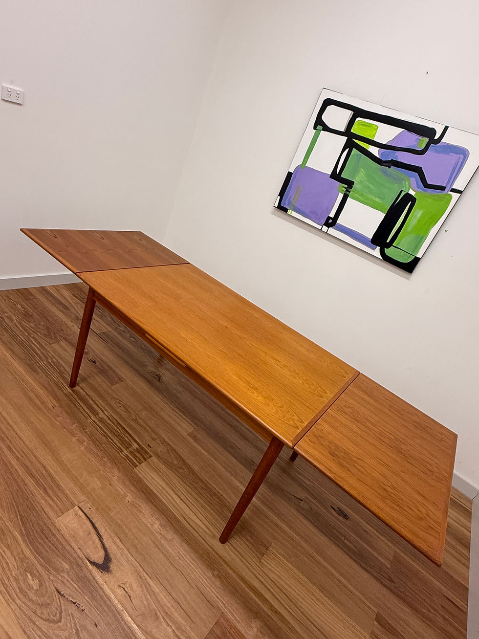 Thumbnail: Danish Extendable Teak Dining Table | Seats 6–10