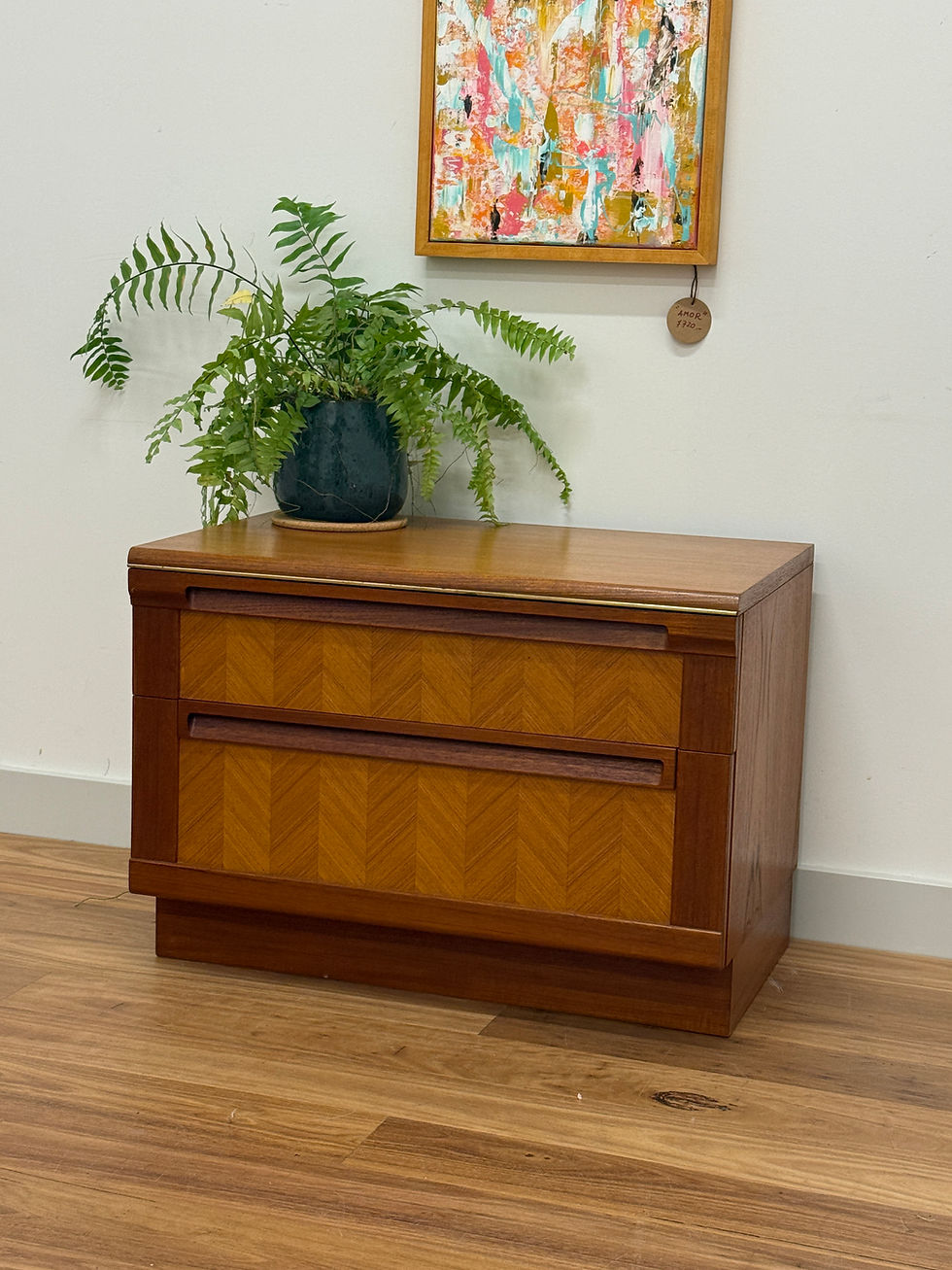 Thumbnail: Rare G Plan Herringbone Storage Chest