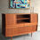 Thumbnail: Circa 1960 Danish Higboard/ Credenza/ Buffet with dry bar in Teak