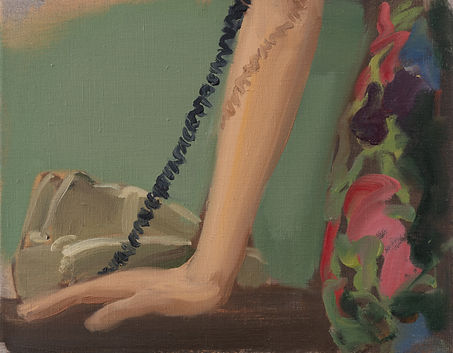 GR - 4326 - Telephone - 20 x 25.5cm_ Oil on linen_2026.jpg