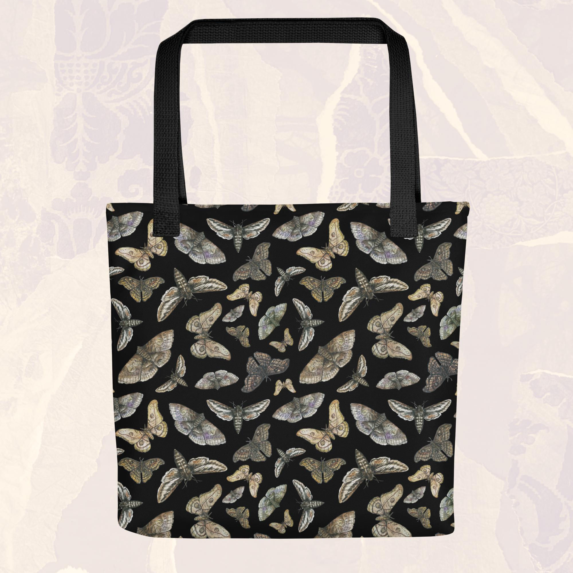 Hawk moth Australian Black Tote