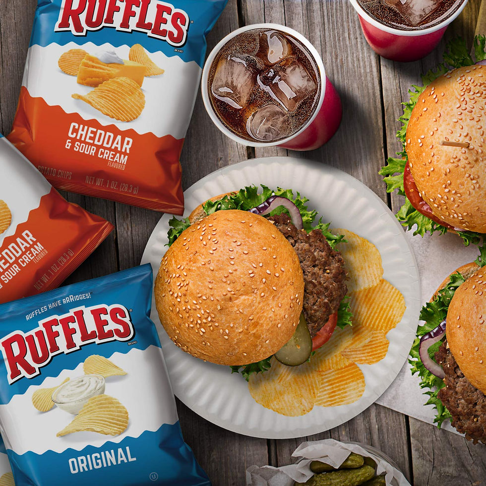 섬네일: Ruffles Potato Chips Cheddar & Sour Cream 12.5 OZ