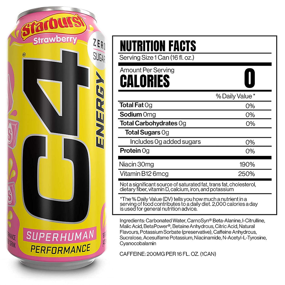 섬네일: C4 Energy Drink - STARBURST Strawberry