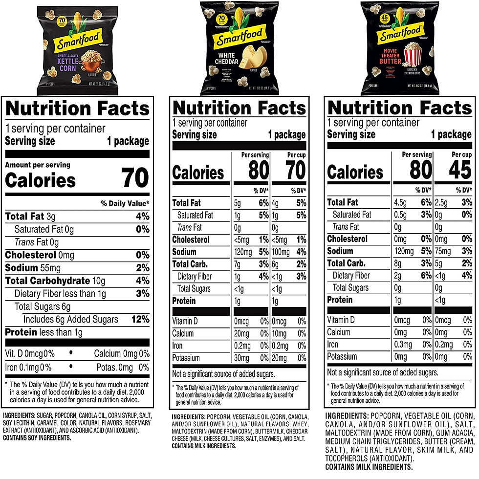 섬네일: Smartfood Popcorn Variety Pack 0.5 OZ (Pack of 40)