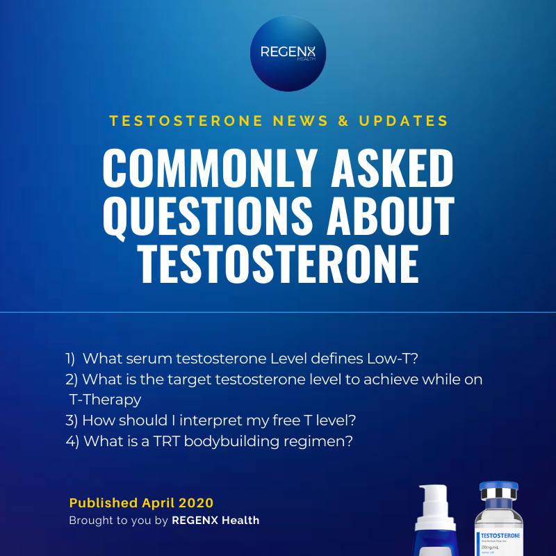 Commonly asked questions about low-t and bodybuilding testosterone dosages