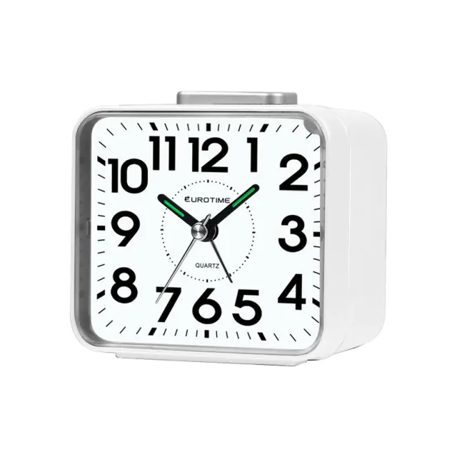 Despertador Cuadrado con Campanilla Eurotime 77/940