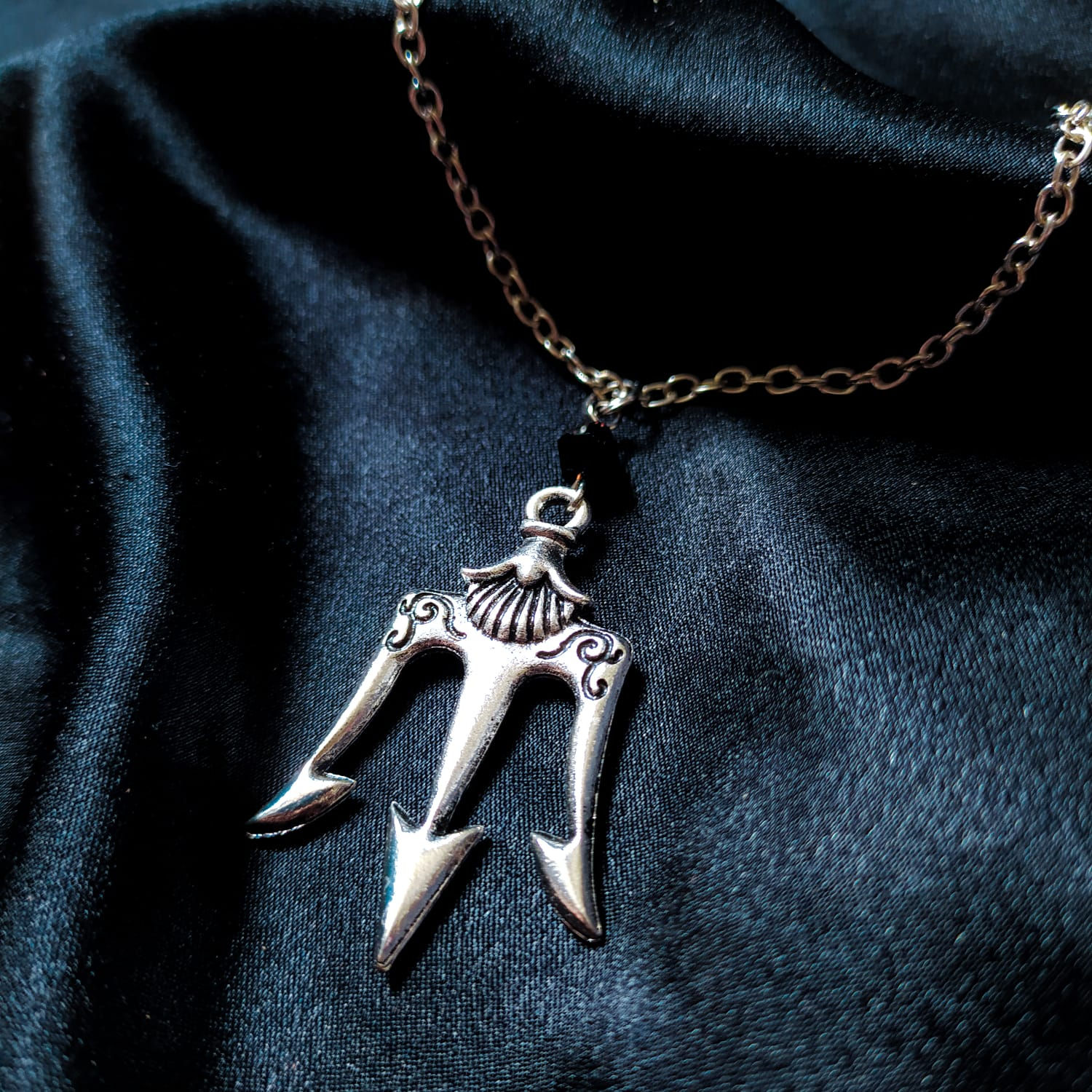 Colar Tridente - prateado