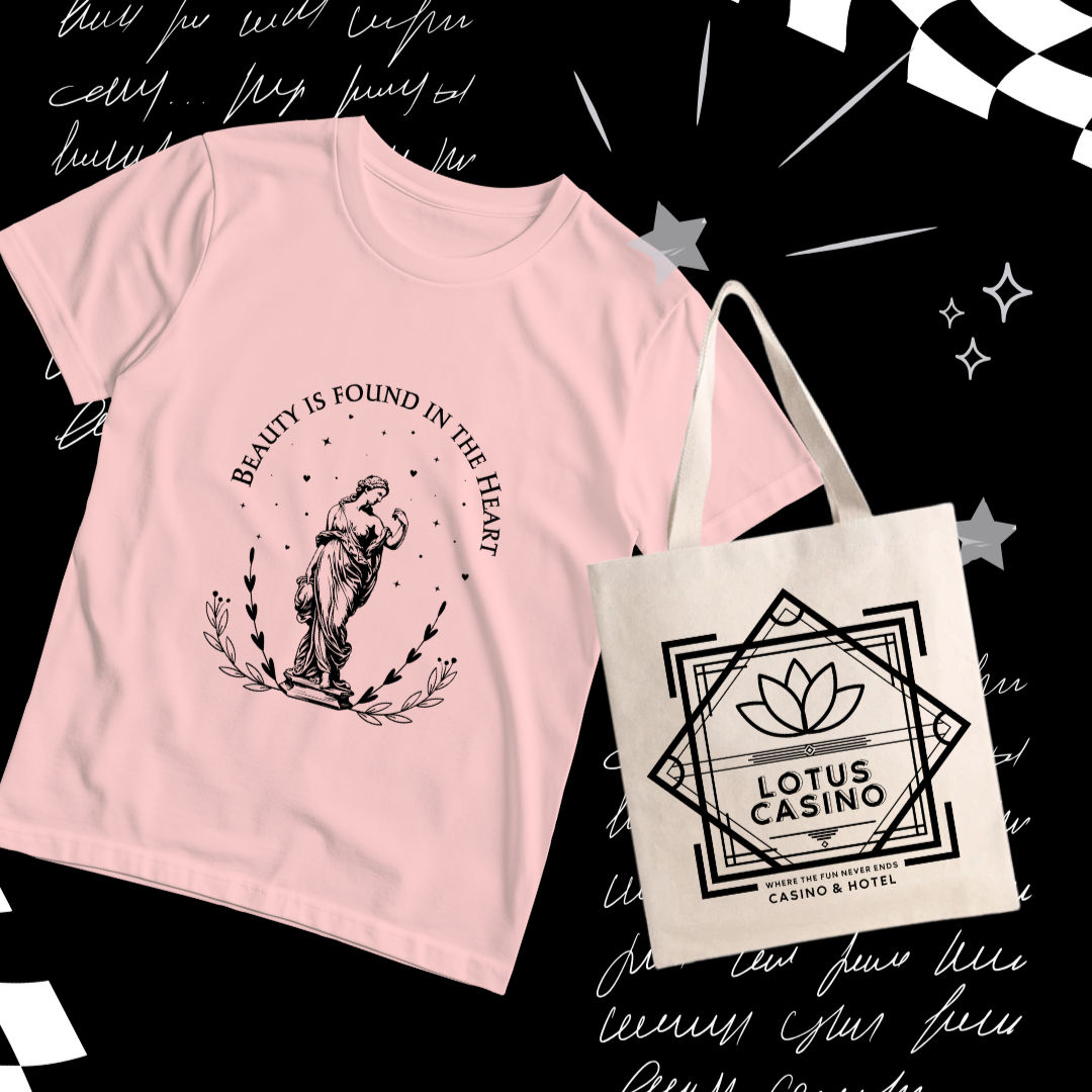 Kit Camiseta Afrodite + Ecobag Cassino Lótus