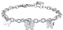 Luca Barra  Bracciale Donna Acciaio e Cristalli BK2405