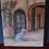 Thumbnail: Vintage Original Oil on Canvas by artist Louise Butler "Mediterranean Porch Dog"