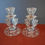 Thumbnail: Pair of Vintage Fostoria Baroque Crystal Candlesticks