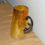 Thumbnail: Hand Blown Amber Pitcher with 4 glasses