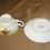 Thumbnail: Uoagco Hand Painted Porcelain Demitasse Cup and Saucer Set From Japan W 22kt Gol