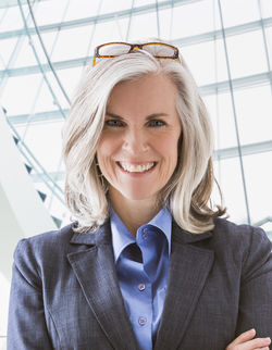 Woman in Suit