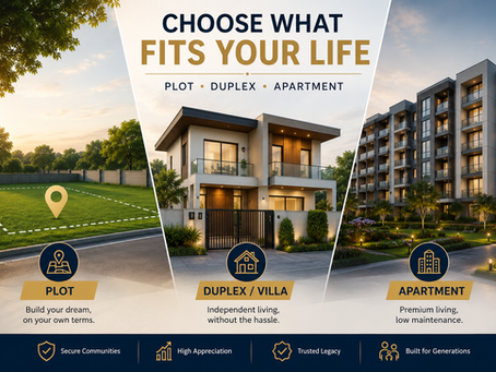 Plot, Duplex, or Apartment – Which is Right for Your Family?