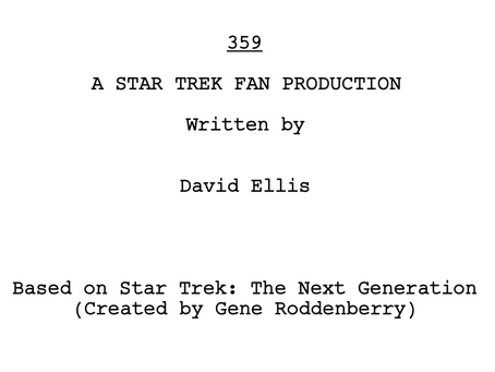Writing the Script for 359