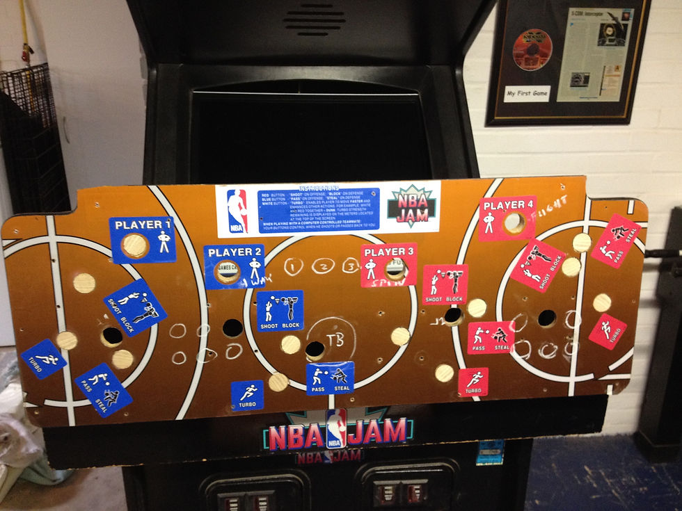 Original NBA Jam Control Panel