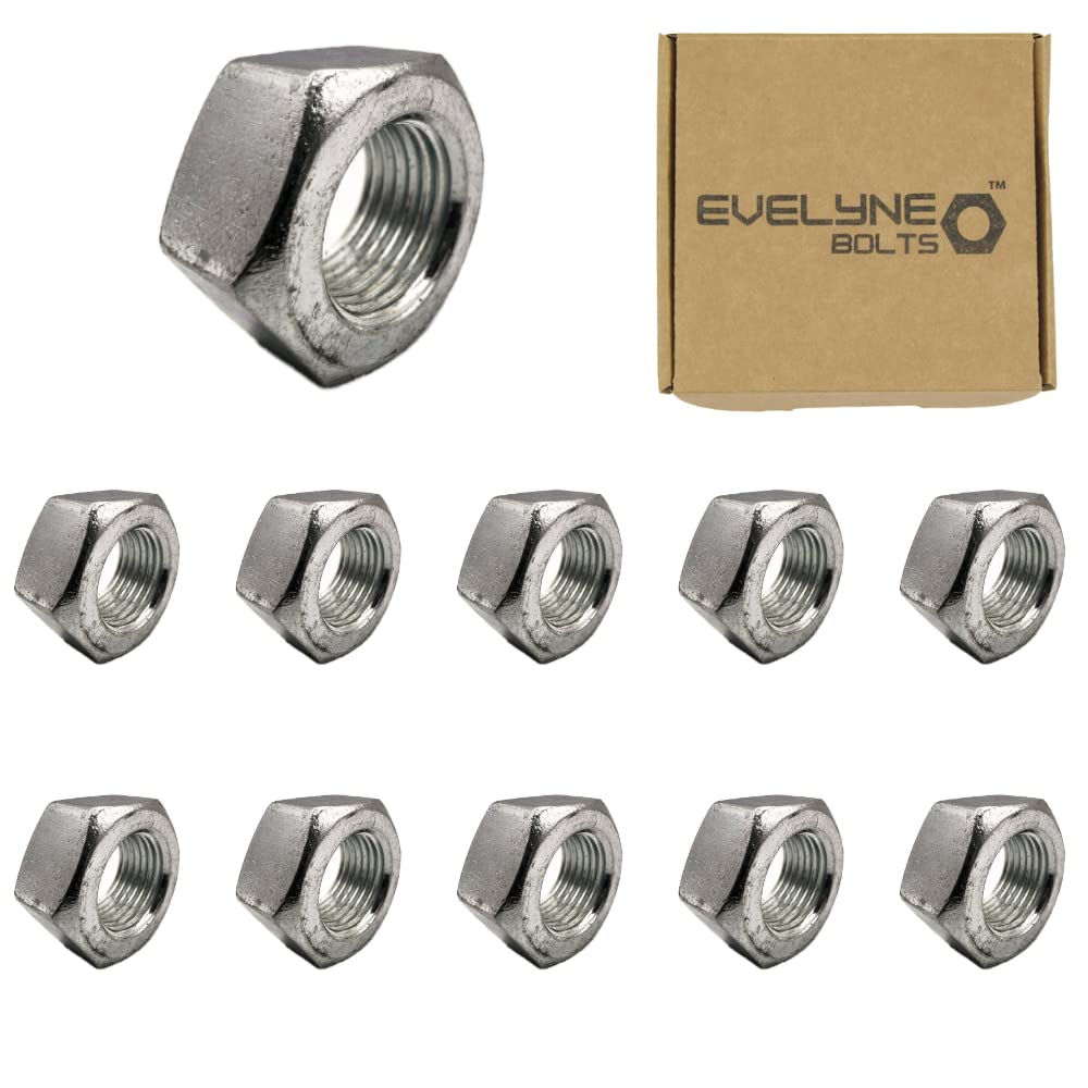 M16 x 1.50 FINE THREAD Steel Hex Nuts - Pack of 10