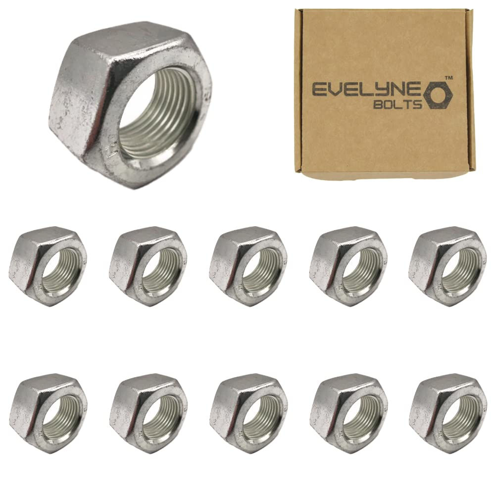 M18 x 1.50 FINE THREAD Steel Hex Nuts - Pack of 10