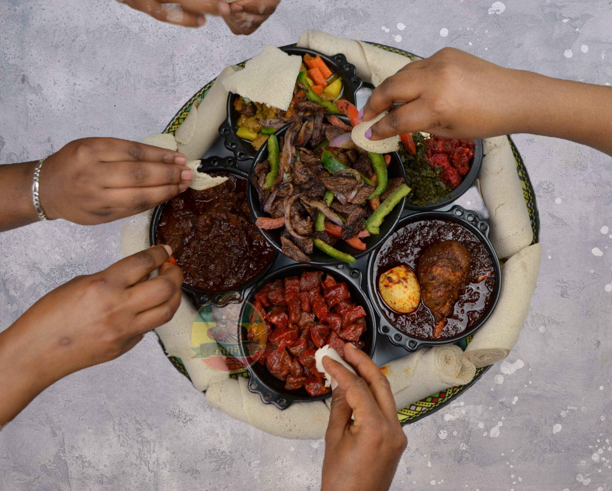 Arranged Food and Objects