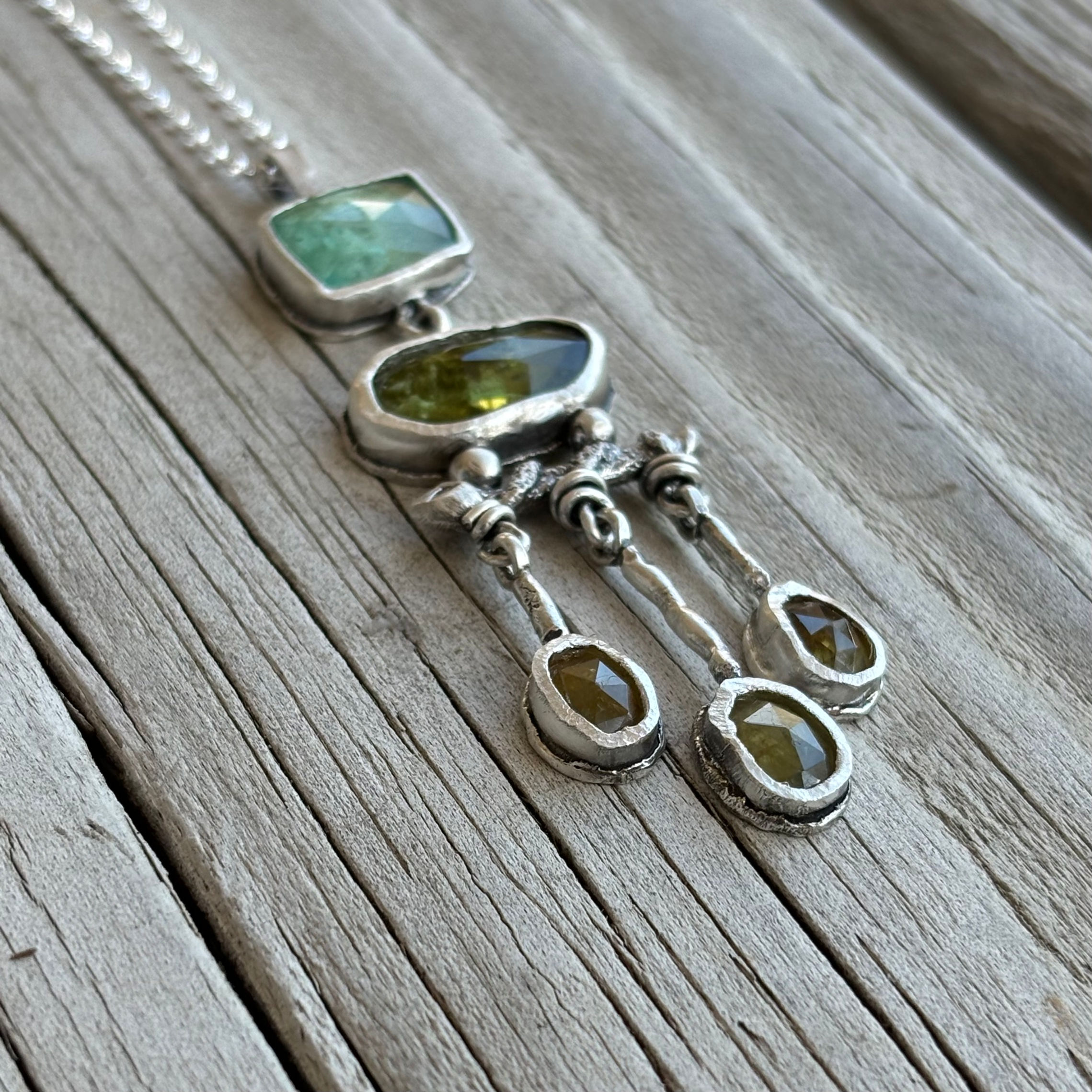 Emerald, Sapphire, Tourmaline