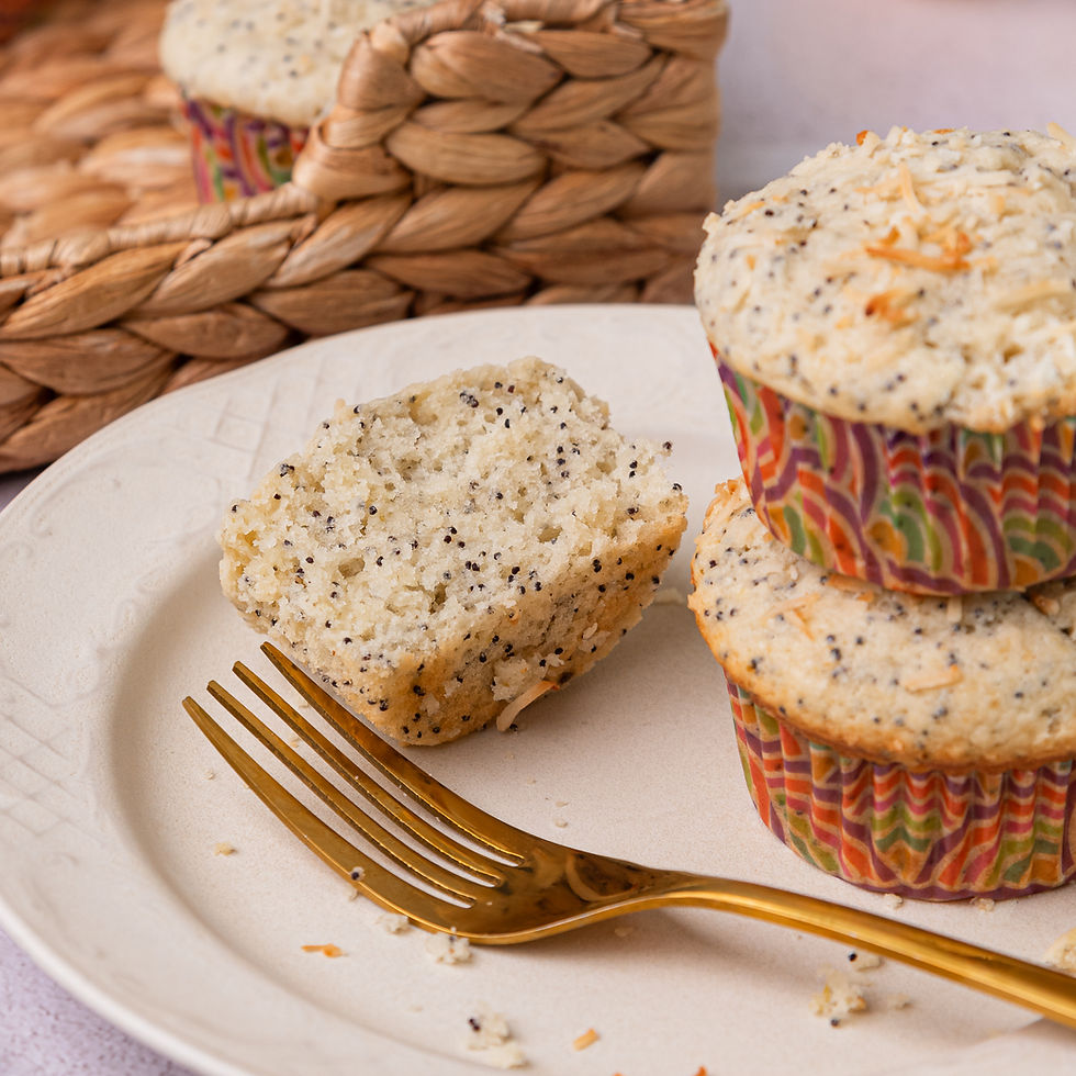 Lemon and poppyseed cupcakes with cardamom recipe