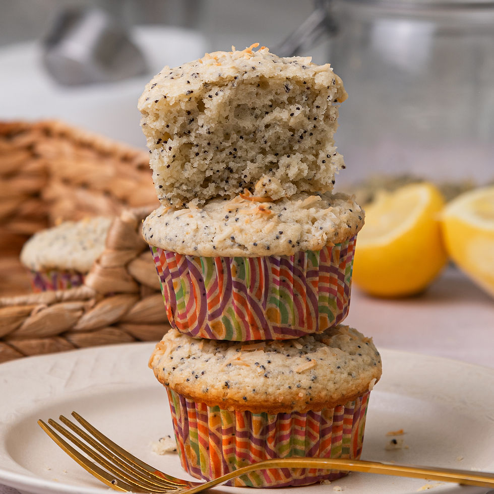 Lemon and poppyseed cupcakes with cardamom recipe