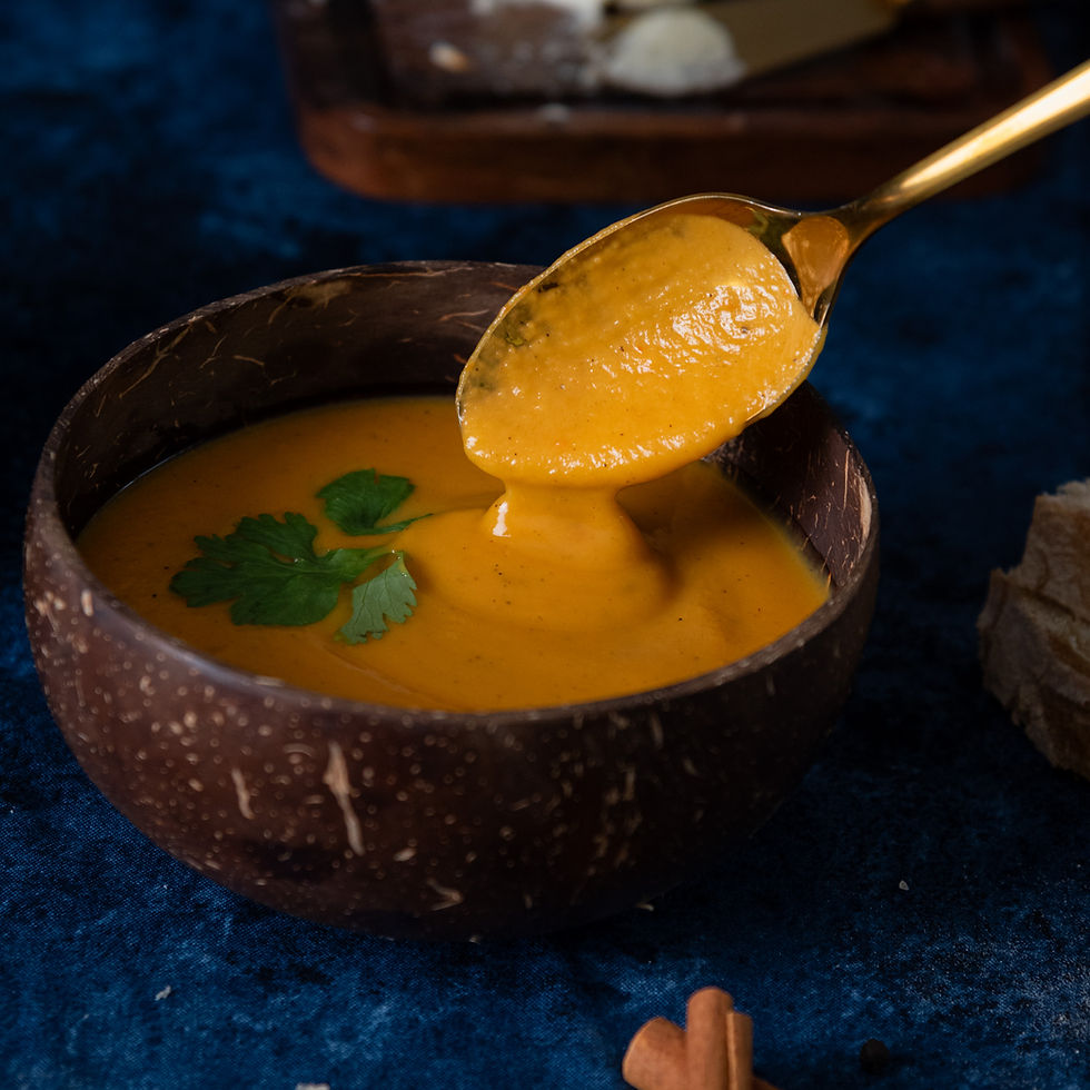 Moroccan Inspired Butternut Squash Soup Recipe