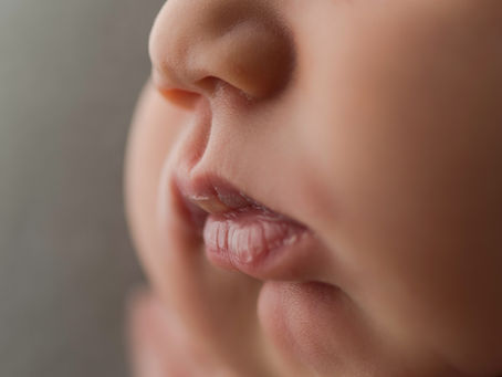 newborn baby wrapped in neutral tones captured by professional newborn photographer in Deerfield Beach Florida