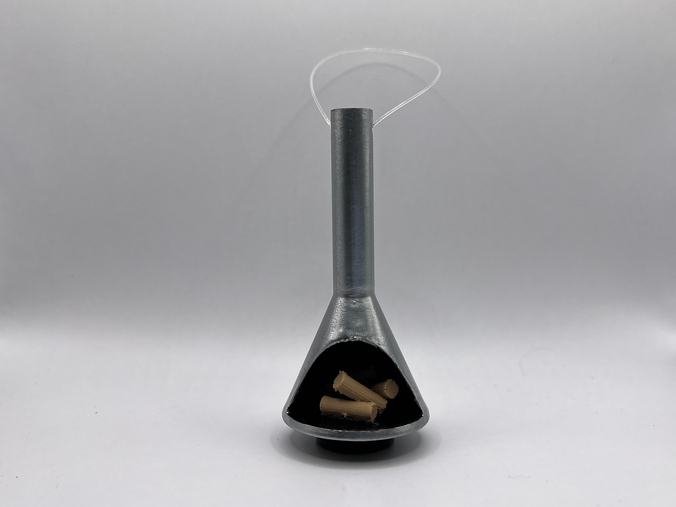 Thumbnail: Mid-Century Style Cone Fireplace Ornaments