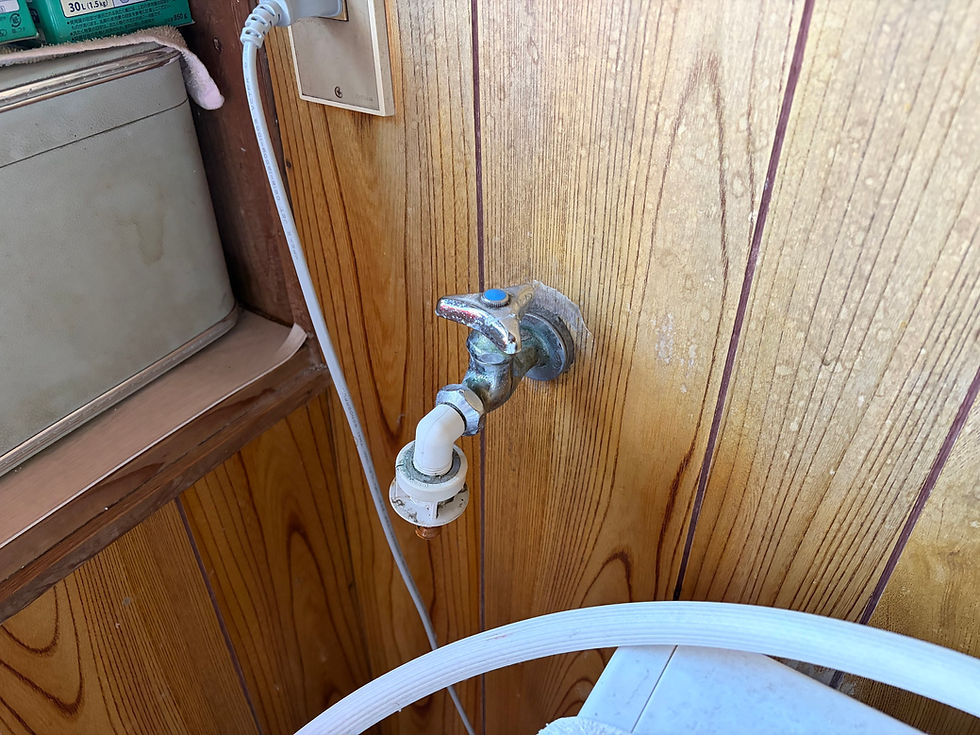 洗濯機止水栓交換